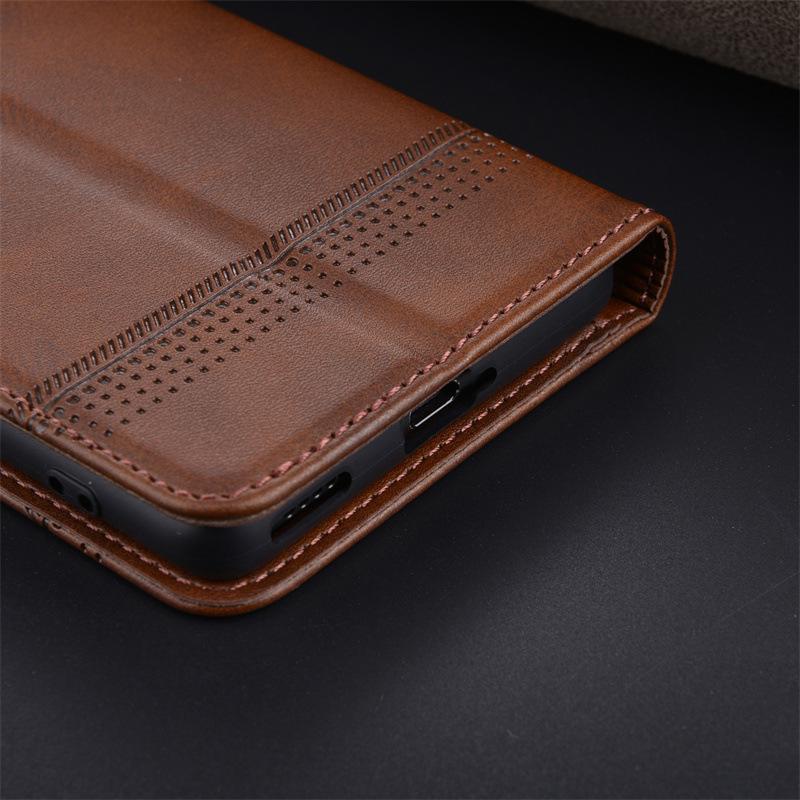 Compatible Vivo Y300pro Flip Protective Leather Case - Full Coverage, Anti-Fall Design