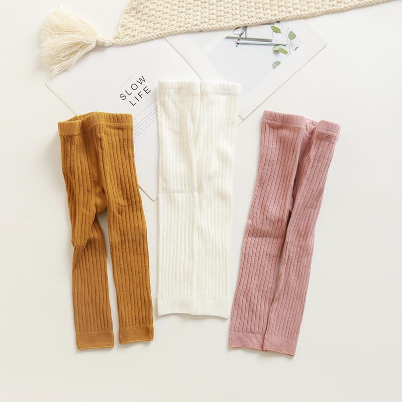 Korean Style Children's Candy Color Tights – Spring & Autumn Baby Leggings