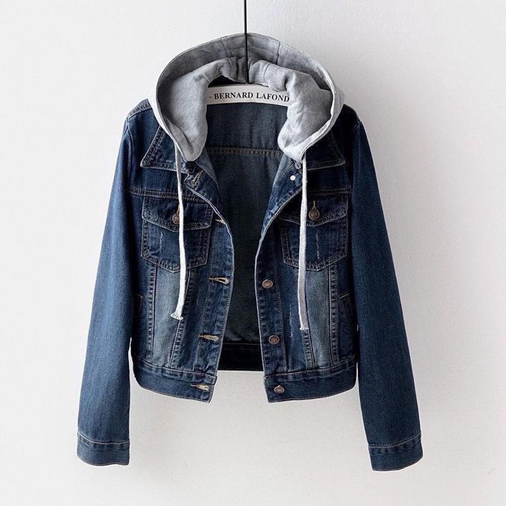 Giacca di Jeans Larga da Donna Autunno/Inverno Stile Hong Kong - Chic e Trendy