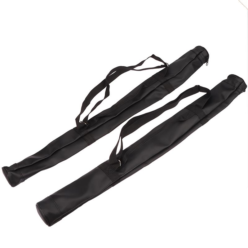 Artificial Leather Rod Box Pool Cue Storage Bag Cue Sticks Bags Foldable Adjustable Shoulder Strap Billiard Rod Sleeve