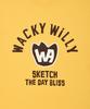 WACKY WILLY Point Graphic Short Sleeve T-Shirt Yellow