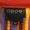 Coogi Fatto in Australia Manico complessivo Manica lunga Maglione lavorato a maglia 3D Uomo Usato