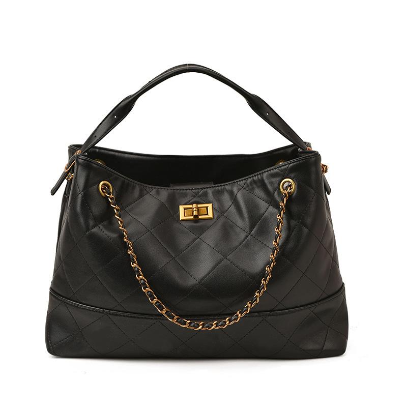 New Large-Capacity Shoulder Bag Fashionable Versatile Portable Tote Bag Commuter Retro Messenger Bag Bag Women