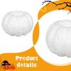 20Pcs White Artificial Pumpkins Small Fake Pumpkin Table Decorative Foam Pumpkins for Garden Painting Thanksgiving Home Xmas