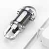 Powerful LED Flashlight Keychain USB Rechargeable Hanging Portable Flashlight Waterproof Keyring Camping Walking Pocket Lamp