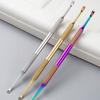 Professional Cuticle Pusher Remover Tool Featuring Double End Design And Vibrant Color Choices For Manicure Enthusiasts