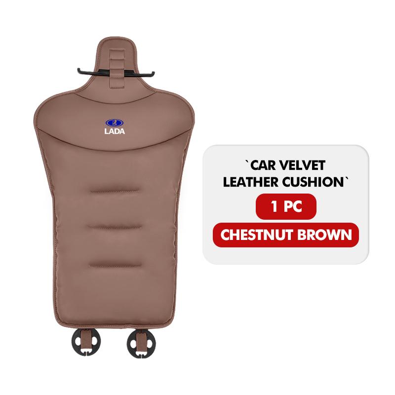 AIVAFW1 Car Seat Cushion Velvet Leather Universal Auto Seat Pad Soft For Lada Vesta Granta Vesta Niva 4X4 Largus Vaz Samara 2110