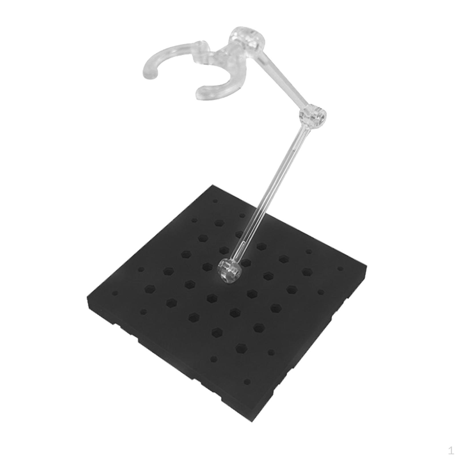 

Підставка для фігурок, регульований кронштейн, тримач для демонстрації, основа для аксесуарів до іграшок 1/144/ чорний