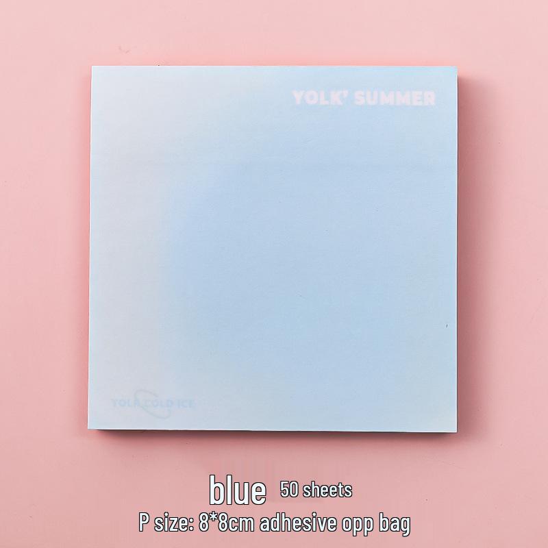 Gradient Yolk Reusable Adhesive Sticky Notes for Journaling & Messages