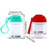 10 Pcs 30Ml Mini Soap Dispenser Container Diy Portable Refillable Bottles With Hook Hand Sanitizer Cosmetics Container Outdoor