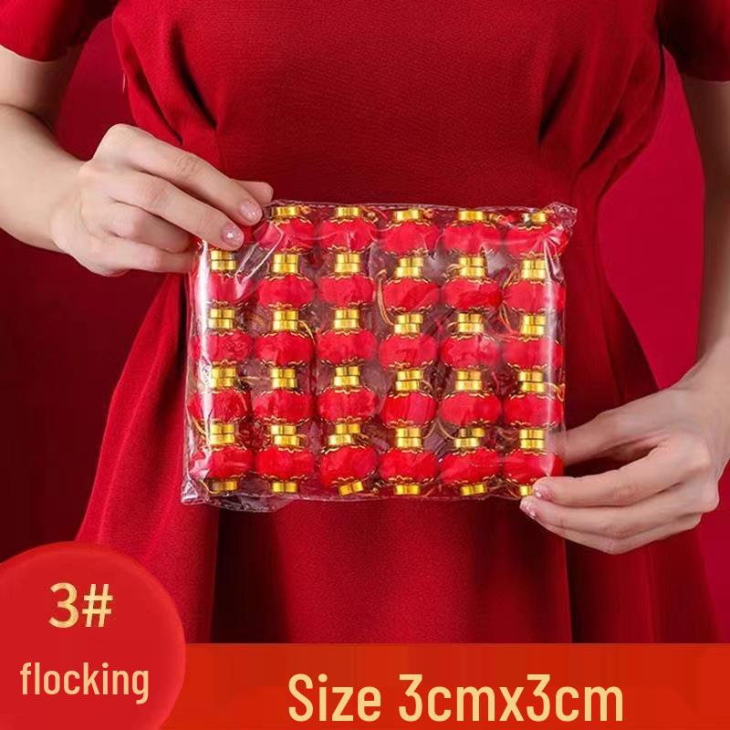 Red Lantern Ornaments for New Year, Mid-Autumn Festival, Housewarming, Weddings, and Celebrations
