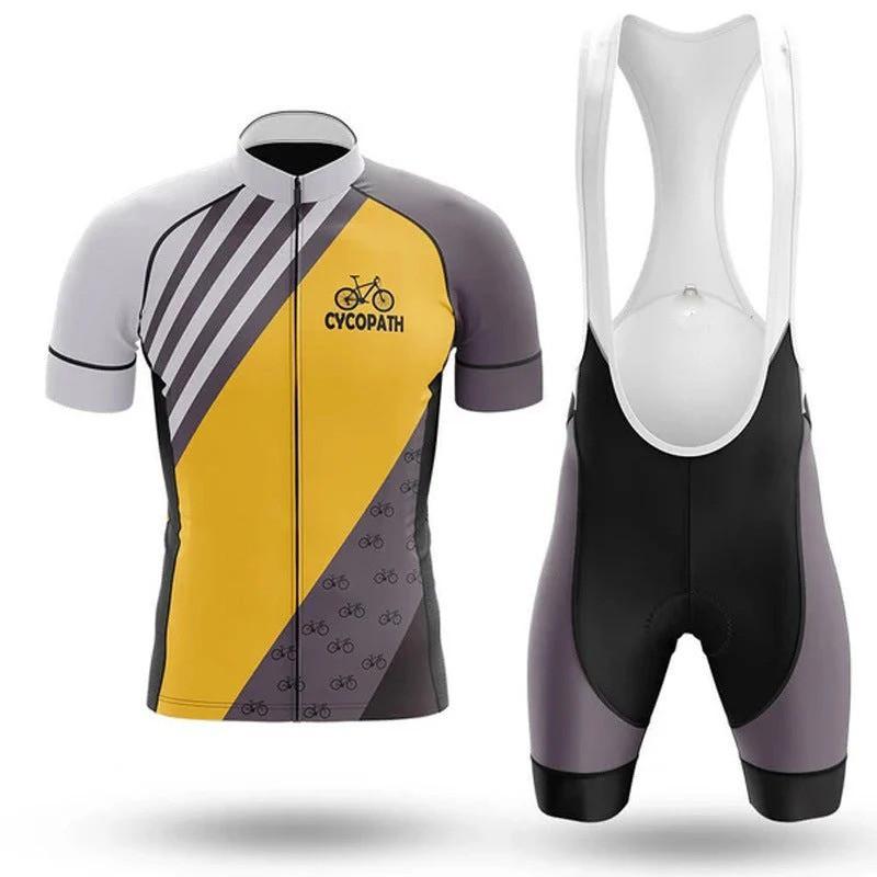 Mens Cycling Jersey Short Sleeve Breathable Bike Shirt Mountain Road Biking