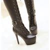 Large Size New Knee-High Women Boots Motorcycle Boots Thin High Heels Sexy Platform Women Shoes Woman Winter Boots  Mujer