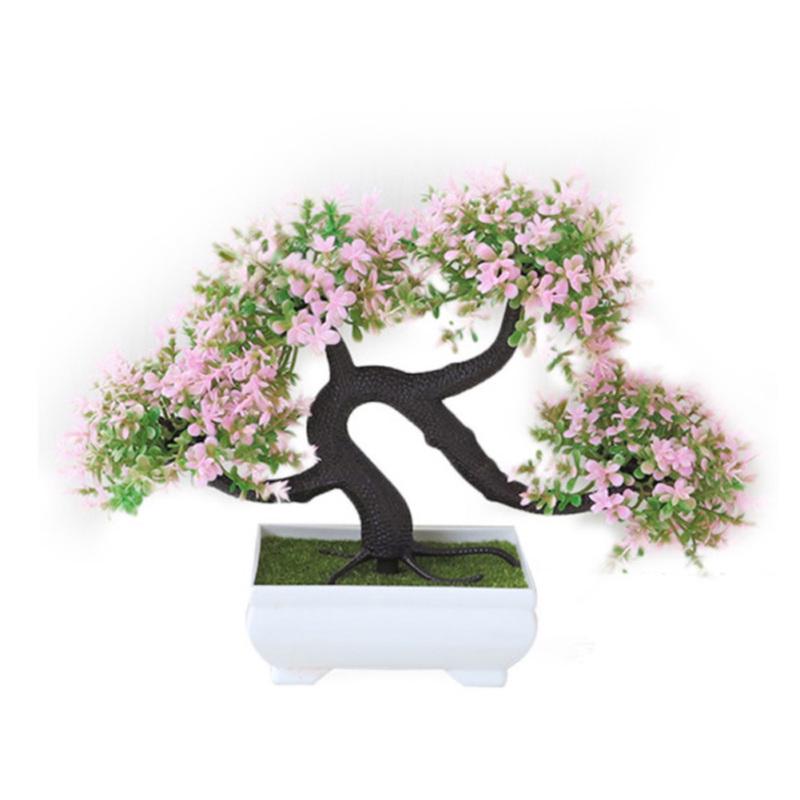 Artificial Greeting Pine Shape Potted Plant for Home Table Decor