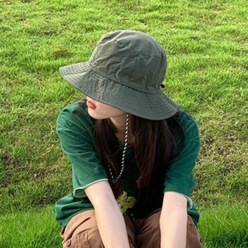 1pz Cappello da Pescatore da Viaggio per Esterno - Cappello a Secchiello Pieghevole Leggero Protezione Solare, Portatile e Riponibile Cappello per Escursionismo Stagione Unica per Campeggio, Spiaggia