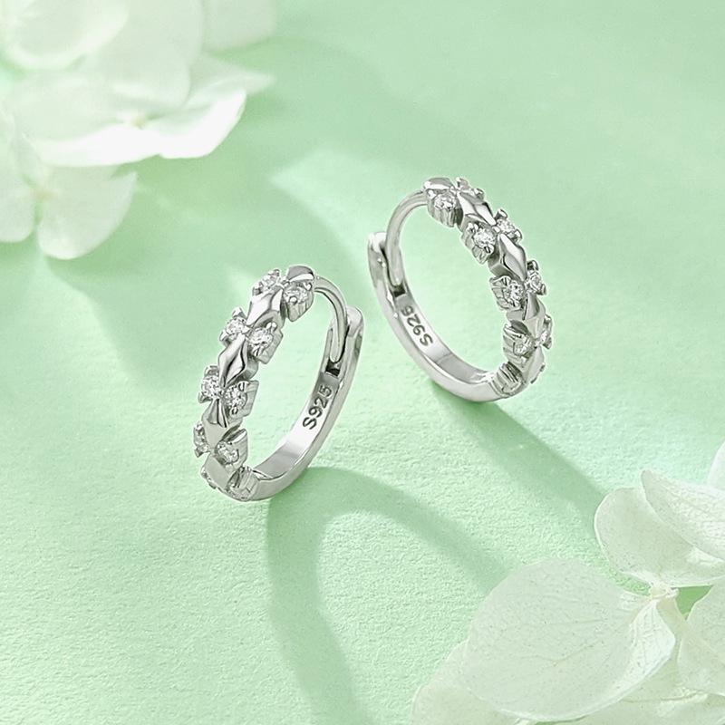 S925 Sterling Silver Coronation Butterfly Earrings: Elegant, High-End Design for Women