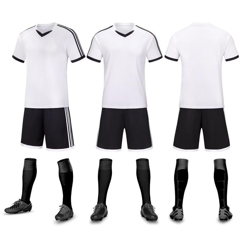 Kids Adult Soccer Uniform Sportssuit Men'S And Women'S Short Sleeve Jersey Soccer Training Team Uniform Summer