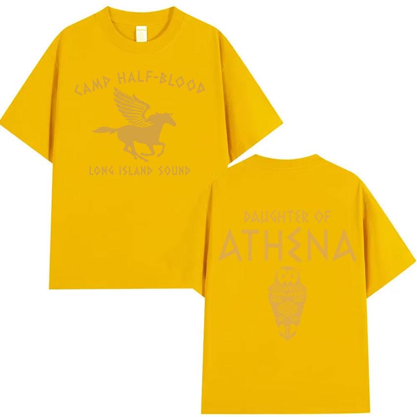 Percy Jackson Camp Half Blood Long Island Sound T Shirts Men Women Summer Fashion T-shirt Harajuku Cotton Short Sleeve T-shirts