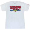 Wonder Woman Retro Logo 100% Cotton T-shirt Mens Tees Top