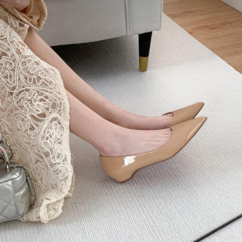 Flat Shoes Women Banquet Thin Pointed Sexy Women's Shoes Flats Women Work Shoes Comfortable for Work Adult