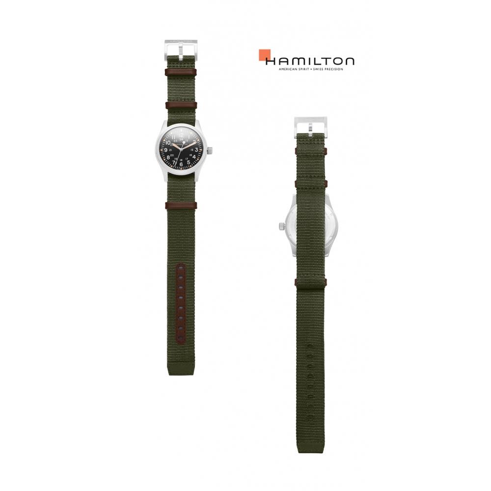 Hamilton H69529933 Khaki Field Mechanical Men S Nato Watch