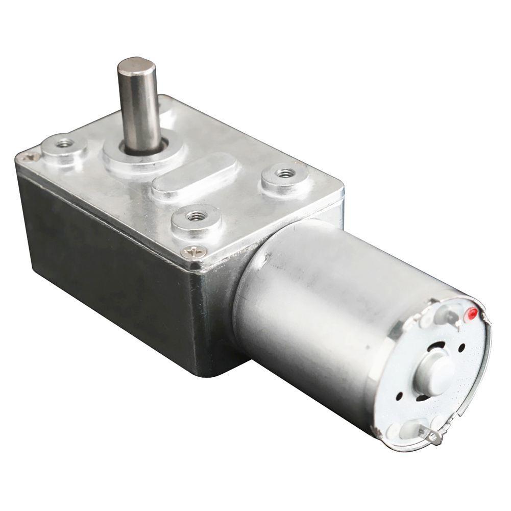 Gw370 DC 12v 30rpm Reversible High Torque Turbo Worm Gear Motor DC Reducer