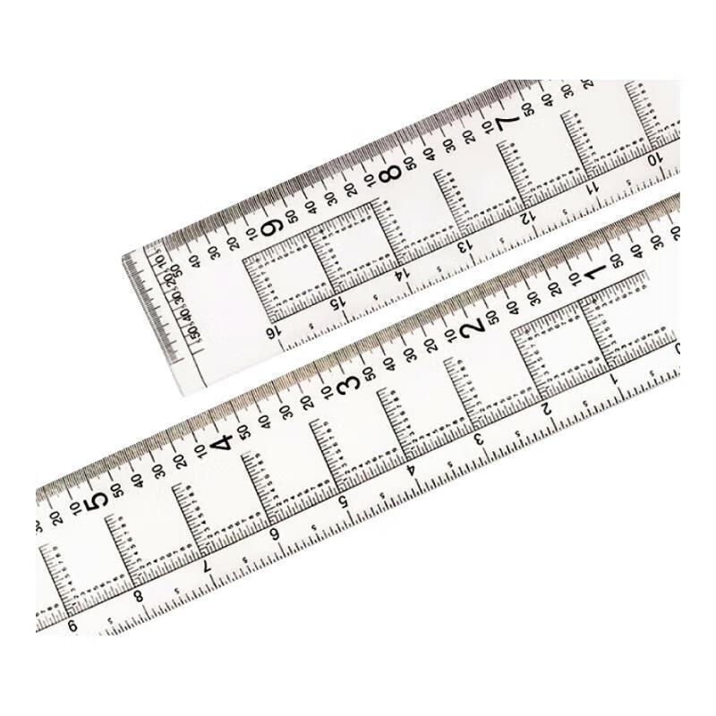 Trauberg 50,000 Map Latitude and Longitude Ruler