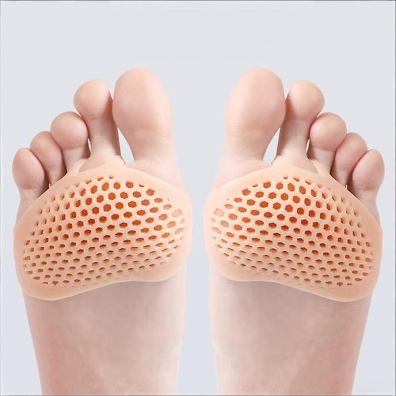 Hypoallergenic Silicone Gel Insoles Toe Separator Gentle Thumb Valgus Orthopaedic Corrector Foot Protector for Sensitive Skin