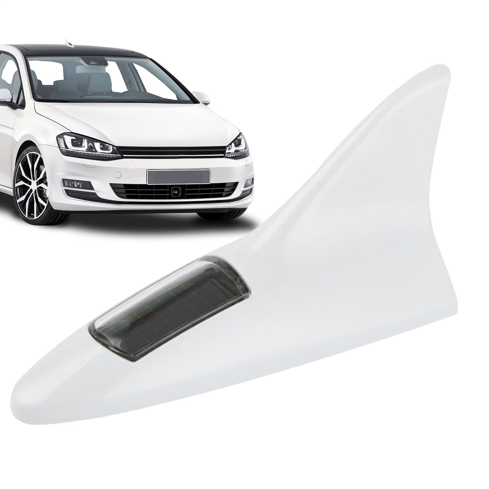 

Shark Spin Фонарь на крышу грузовика Дизайн акульего плавника Предупреждающий свет 13,2*6,5*6 см Автомобильное радио Please refer to the description белый