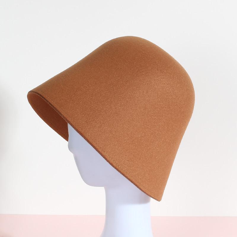 Water Bucket Hat For Women Wool Blend Warm Winter Sun Protection Casual Style