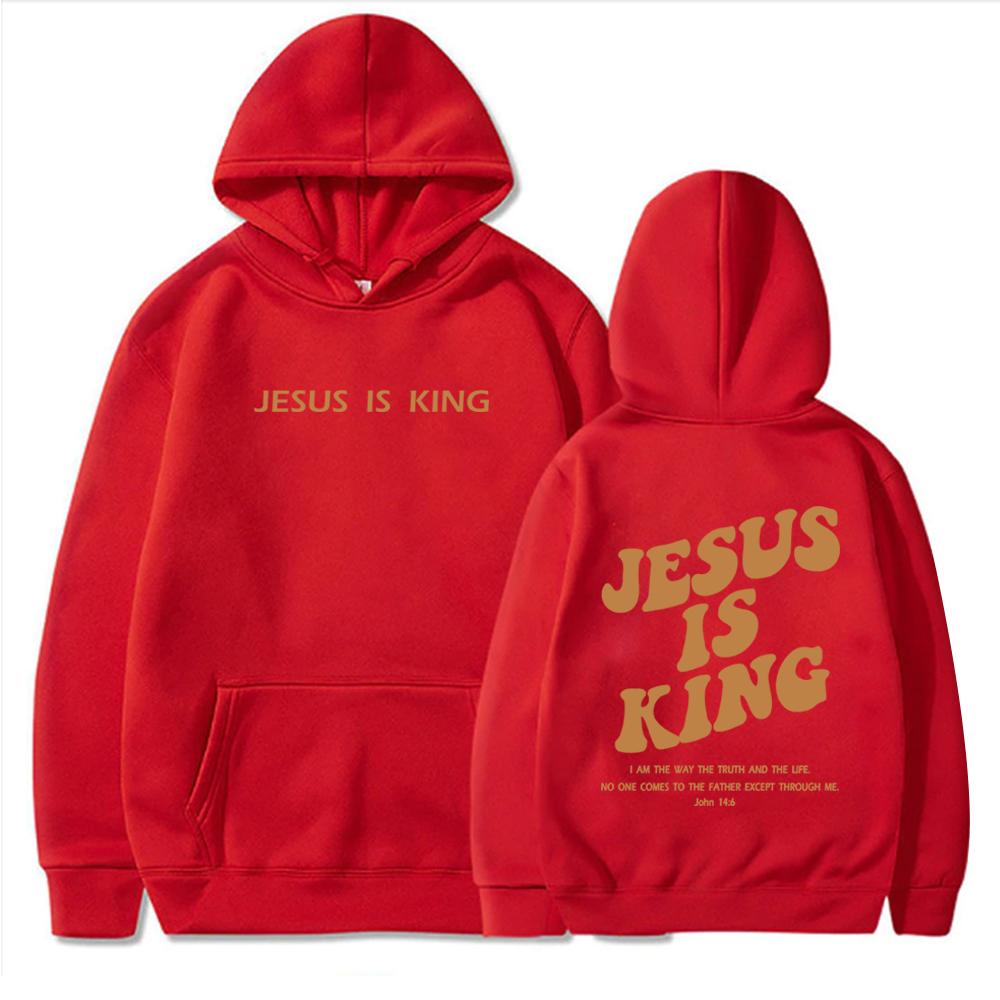 Jesus Is A Hoodie Christian Faith Sweatshirt Jesus Saves Men Woman Tarajuku Pullover Top Costume