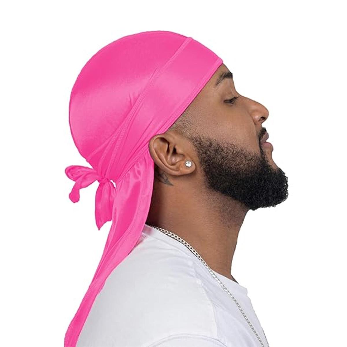 Férfi Határon Túli Durag: Utcatánc Hosszú Farkú Kalóz Kalap Fejkendő Bandana One Size rózsa vörös színű