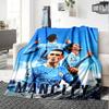 Man City Foden Spieler Collage Druck Flanell Überwurf Weiche Plüschdecke für Sofa Couch Schlafzimmer Fußballfan Heimdekoration
