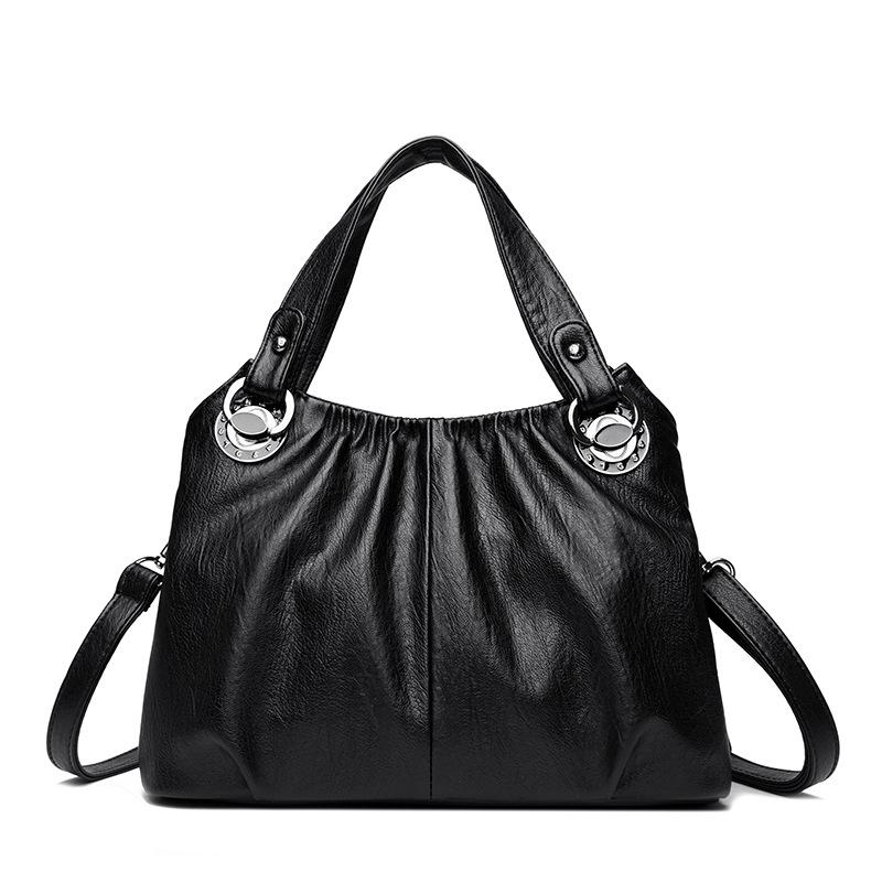 

Сумка через плечо Большая вместительная сумка на одно плечо чёрный