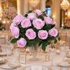 Künstliche Rose, Lange Stiele Seidenrosen für DIY Brautstrauß, Hochzeitsfeier Tischdekoration, Heimtischdekoration