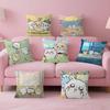 Anime Cute Japan Classic Cushion Cover Inches Farmhouse Decor Home Throw Pillow Covers for Couch Decorations