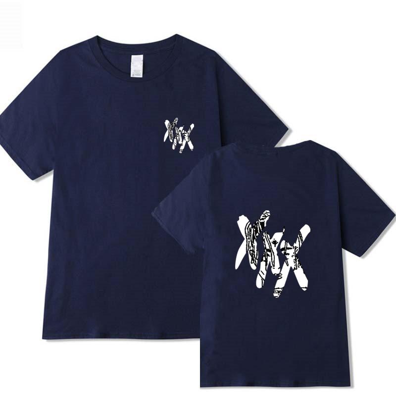 

Новое поступление, футболка унисекс, летняя футболка высокого качества, повседневная футболка с круглым вырезом, мужская рэперская звезда, унисекс или женские футболки XL