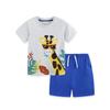 2026 Summer Kids' Animal Print Shorts & T-Shirt Set - European & American Style