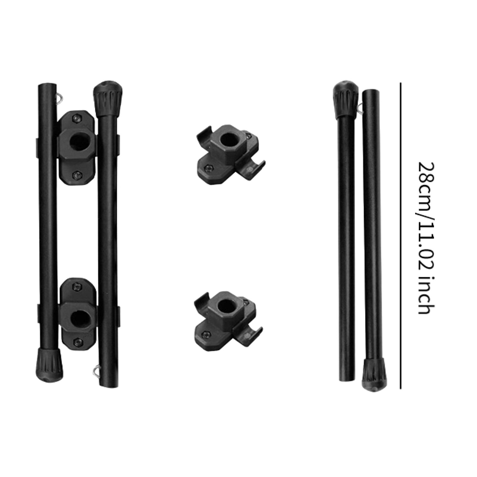 

4Pcs Camping Table Brackets Portable Stool Legs Removable Stable DIY Folding Table Legs Parts for BBQ Picnic Longboard Hiking