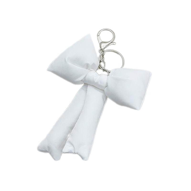 Cute Bowknot Keychain Bag Pendant Adorable Bowknot Keychain Bag Hanger for Collectors and Keychain Enthusiasts