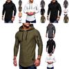 Men's Gym Slim Fit Hoodie With Drawstring And Zippered Arm For Maximum Style
