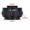 Microscope Camera Adapter Stereo Microscope Adapter Microscope Observation 25.4mm Diameter Accurate Craftsmanship