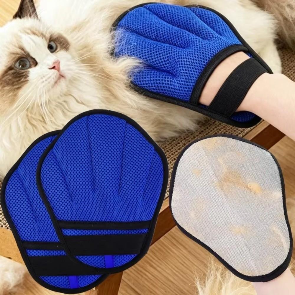 Upgraded Pet Hair Removal Glove Five Finger Five-Finger Glove Pet Grooming Glove For Cats Dogs