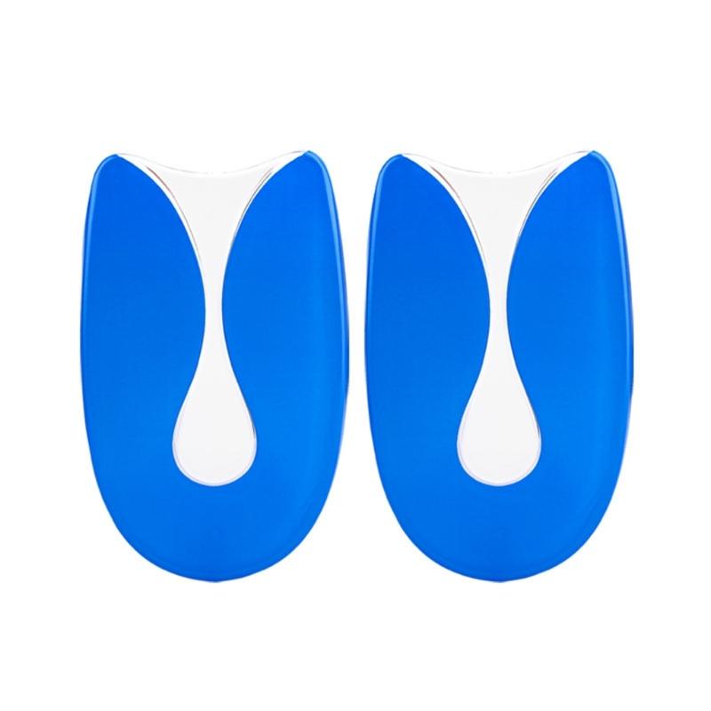 1 пара U-образных гелевых подпяточников Защита для пяток Подушечка для пятки Вкладыш в обувь Стелька Облегчение боли Пяточные шпоры Ортопедическая стелька L