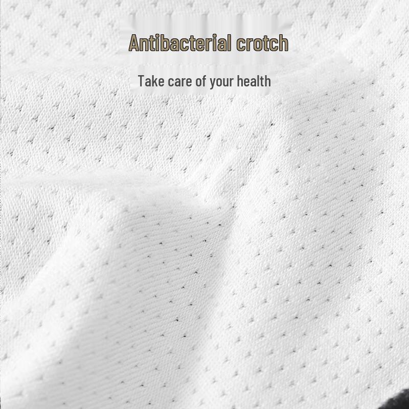 Lonsa Men's Seamless 80-Count Long-Staple Cotton Boxer Briefs 3-Pack