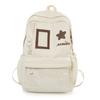 Schoolbag Japanese Ins Schoolbag Female Versatile Girl Backpack Cute High Value Backpack Large Capacity Transparent Pain Bag