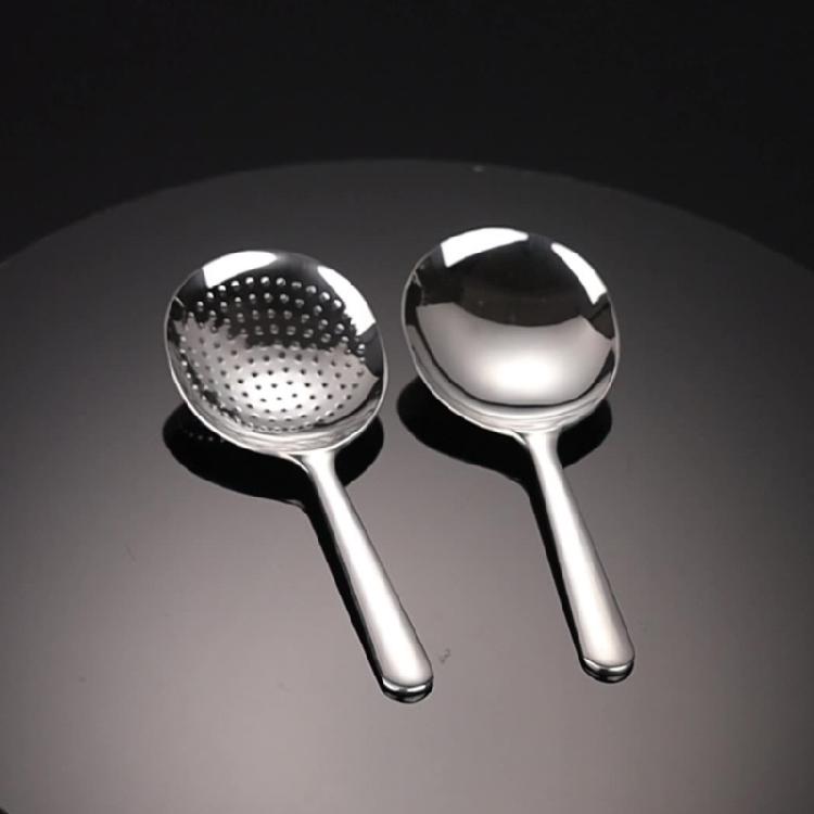 Stainless Steel Serving Spoon With Strainer Designs For Meal Preparation And Dishwashing Ergonomic Soup Ladle