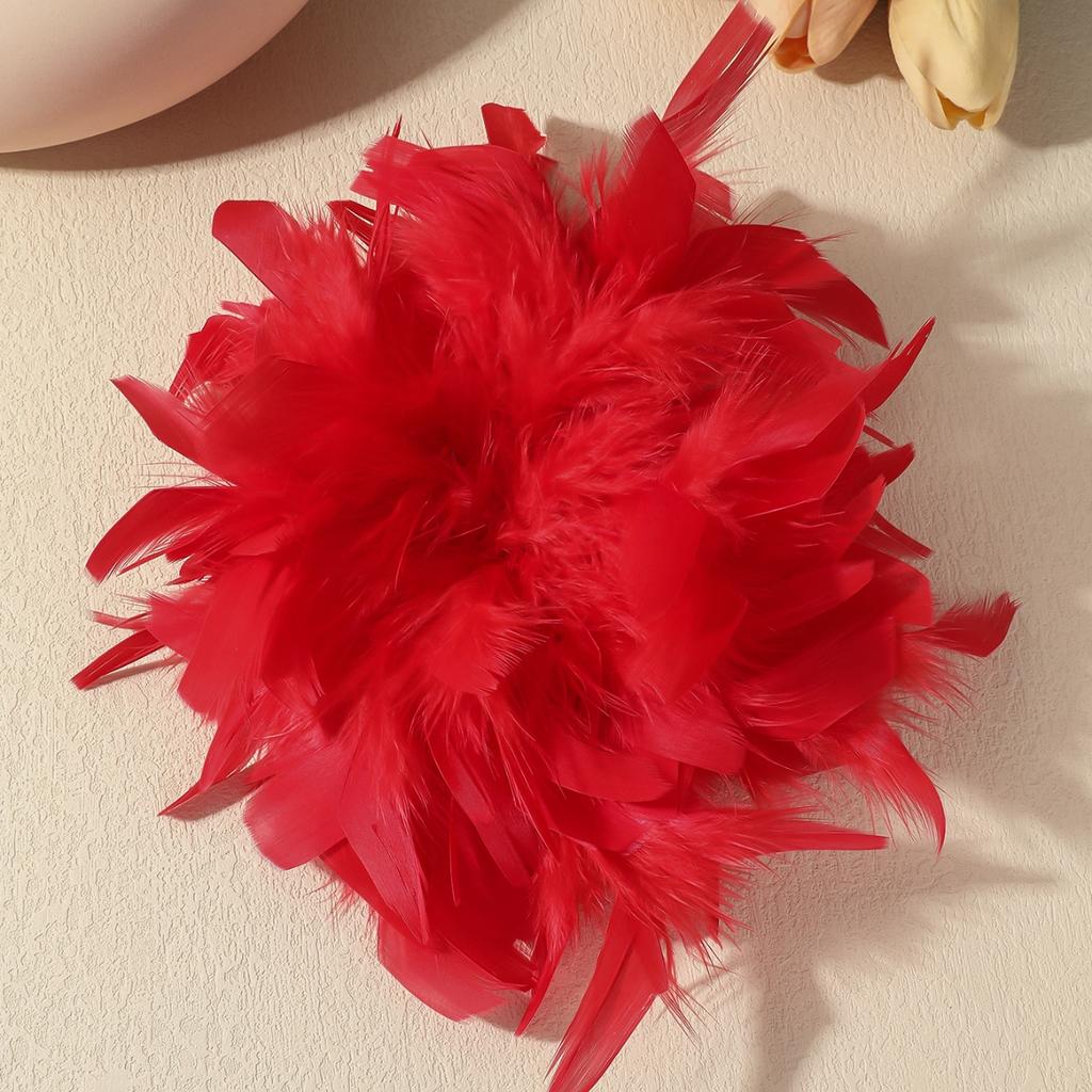 20CM Mode Übertriebene Feder Blume Große Brosche für Frauen Dame Luxus Persönlichkeit Reversnadeln Party Hochzeit Kleidung Schmuck