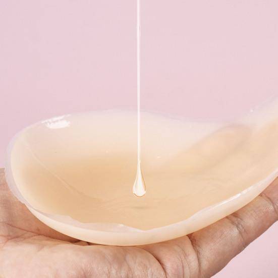 1 Pair Adhesive Chest Patches Silicone Invisible Anti-slip Reusable Natural Lift Fit Push-Up Bra Backless Strapless Outfits Soft Nipple Covers