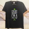 Oversized summer For her t shirt Im Not Short Im A Tall Elf Short Sleeve Travel Crew Neck tops summer cotton men tshirt